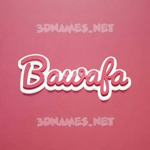 bawafa in Red Scribble style - 3D name wallpaper bawafa in Red Scribble style - 3D name wallpaper