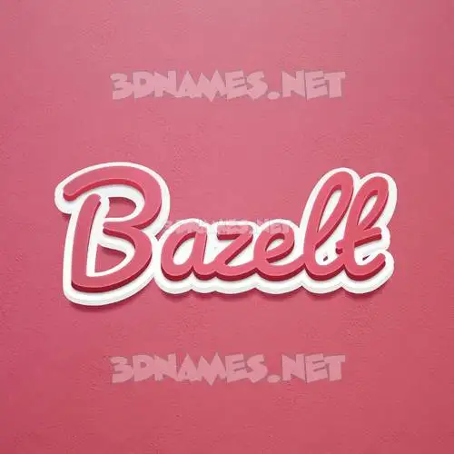 bazelt in Red Scribble style - 3D name wallpaper bazelt in Red Scribble style - 3D name wallpaper