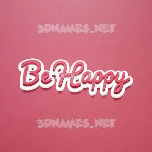 be happy in Red Scribble style - 3D name wallpaper be happy in Red Scribble style - 3D name wallpaper