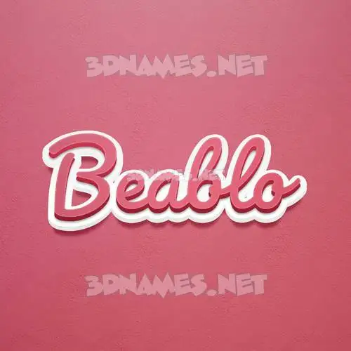 beablo in Red Scribble style - 3D name wallpaper beablo in Red Scribble style - 3D name wallpaper