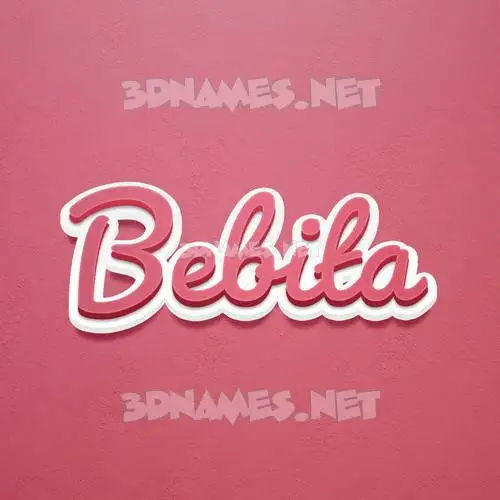 bebita in Red Scribble style - 3D name wallpaper bebita in Red Scribble style - 3D name wallpaper