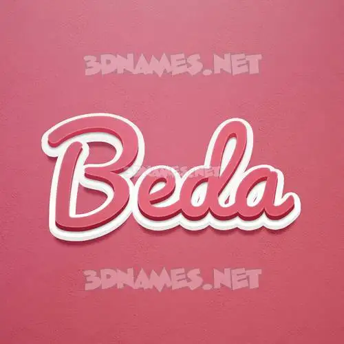 beda in Red Scribble style - 3D name wallpaper beda in Red Scribble style - 3D name wallpaper