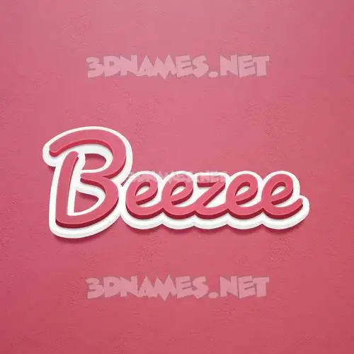beezee in Red Scribble style - 3D name wallpaper beezee in Red Scribble style - 3D name wallpaper
