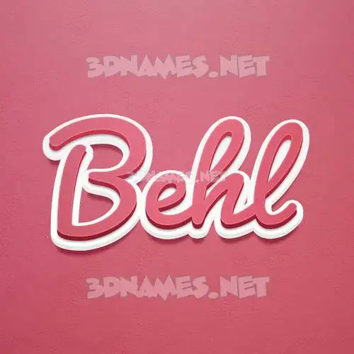 behl in Red Scribble style - 3D name wallpaper behl in Red Scribble style - 3D name wallpaper