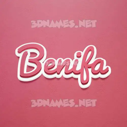 benifa in Red Scribble style - 3D name wallpaper benifa in Red Scribble style - 3D name wallpaper