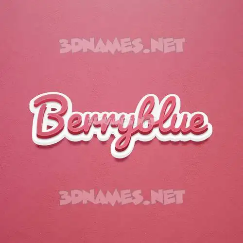 berryblue in Red Scribble style - 3D name wallpaper berryblue in Red Scribble style - 3D name wallpaper