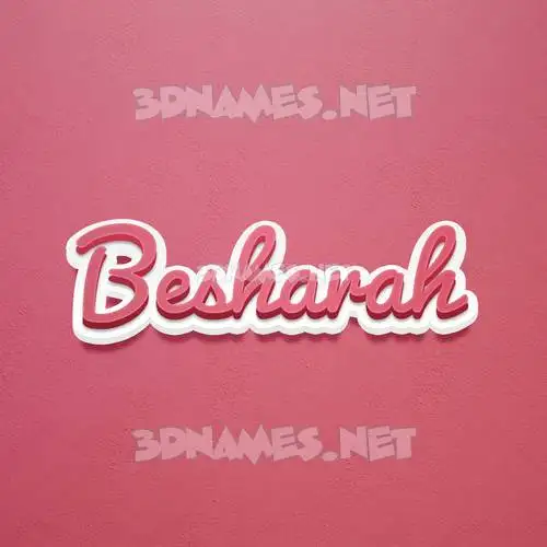 besharah in Red Scribble style - 3D name wallpaper besharah in Red Scribble style - 3D name wallpaper