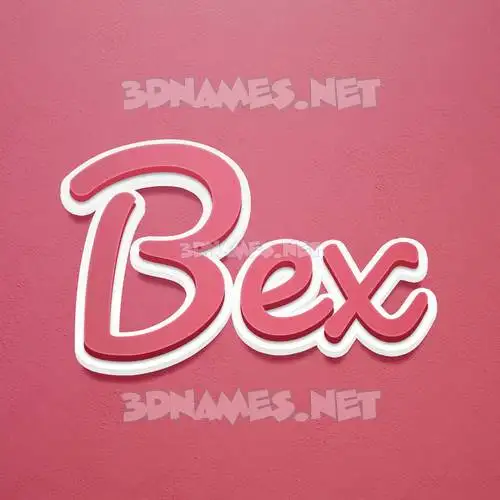 bex in Red Scribble style - 3D name wallpaper bex in Red Scribble style - 3D name wallpaper