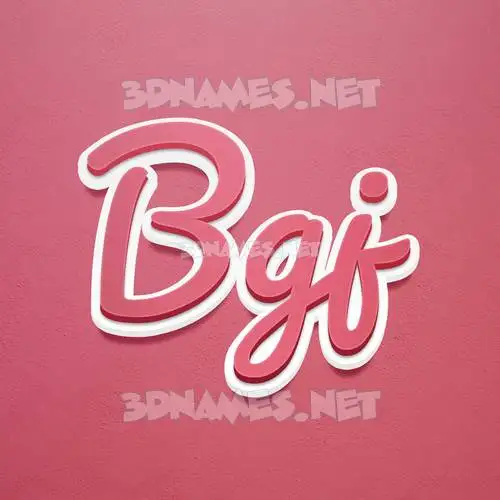 bgj in Red Scribble style - 3D name wallpaper bgj in Red Scribble style - 3D name wallpaper