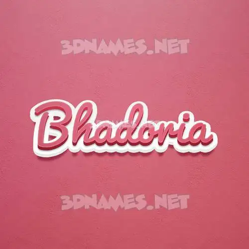 bhadoria in Red Scribble style - 3D name wallpaper bhadoria in Red Scribble style - 3D name wallpaper