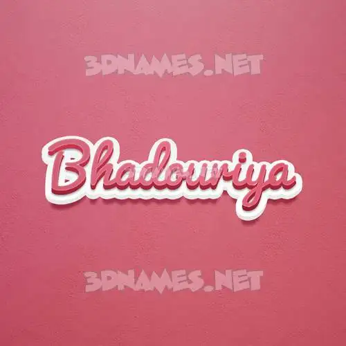 bhadouriya in Red Scribble style - 3D name wallpaper bhadouriya in Red Scribble style - 3D name wallpaper