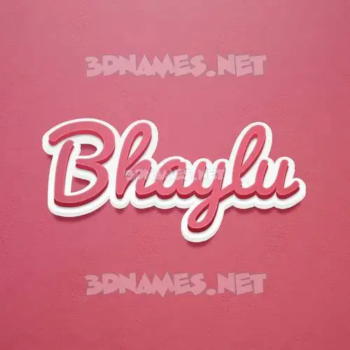 bhaylu in Red Scribble style - 3D name wallpaper bhaylu in Red Scribble style - 3D name wallpaper