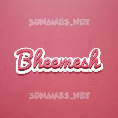 bheemesh in Red Scribble style - 3D name wallpaper bheemesh in Red Scribble style - 3D name wallpaper