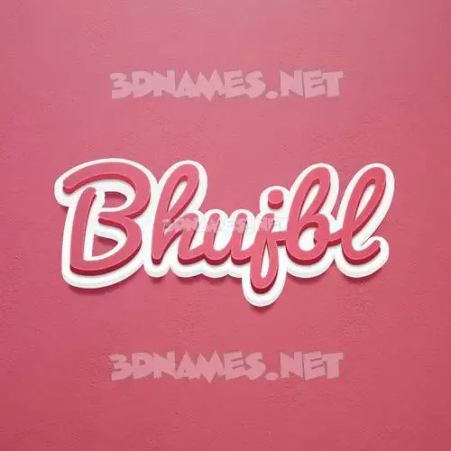 bhujbl in Red Scribble style - 3D name wallpaper bhujbl in Red Scribble style - 3D name wallpaper
