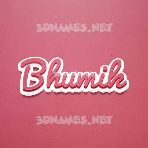 bhumik in Red Scribble style - 3D name wallpaper bhumik in Red Scribble style - 3D name wallpaper