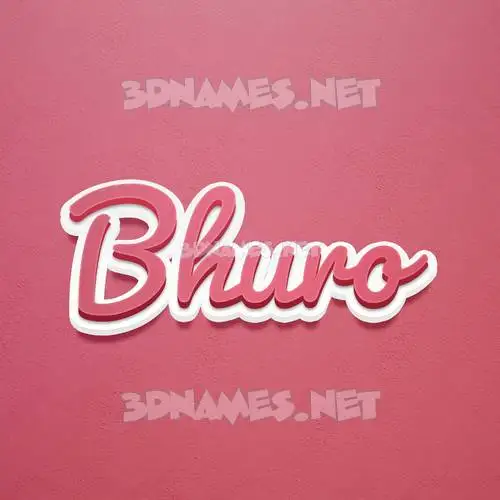 bhuro in Red Scribble style - 3D name wallpaper bhuro in Red Scribble style - 3D name wallpaper