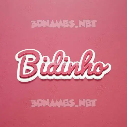 bidinho in Red Scribble style - 3D name wallpaper bidinho in Red Scribble style - 3D name wallpaper