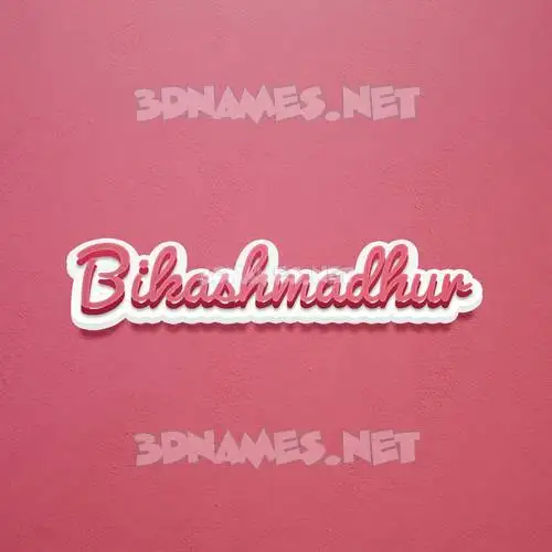 bikashmadhur in Red Scribble style - 3D name wallpaper bikashmadhur in Red Scribble style - 3D name wallpaper