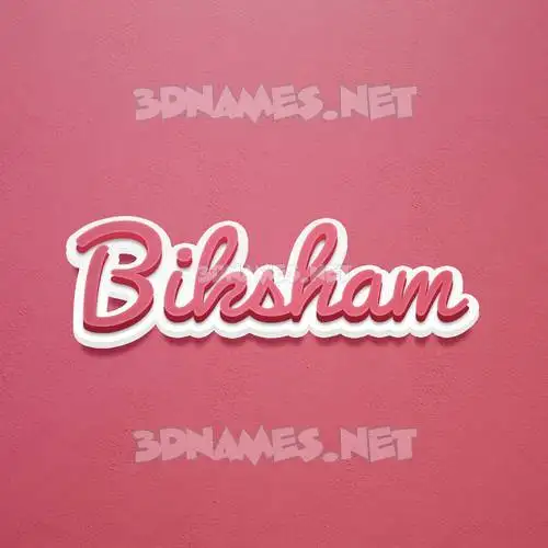 biksham in Red Scribble style - 3D name wallpaper biksham in Red Scribble style - 3D name wallpaper