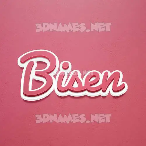 bisen in Red Scribble style - 3D name wallpaper bisen in Red Scribble style - 3D name wallpaper