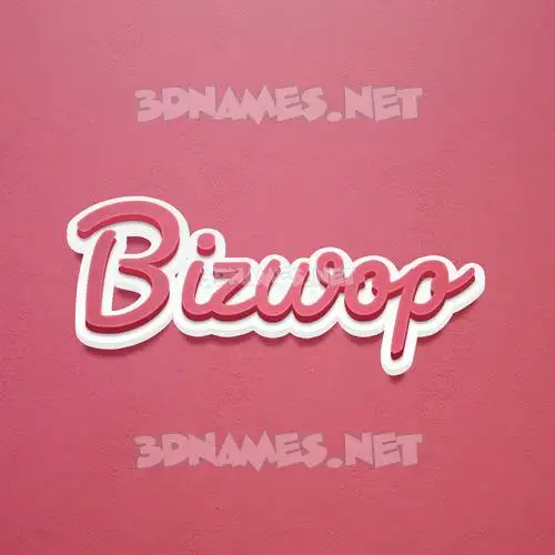 bizwop in Red Scribble style - 3D name wallpaper bizwop in Red Scribble style - 3D name wallpaper