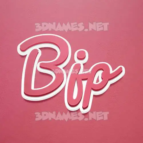 bjp in Red Scribble style - 3D name wallpaper