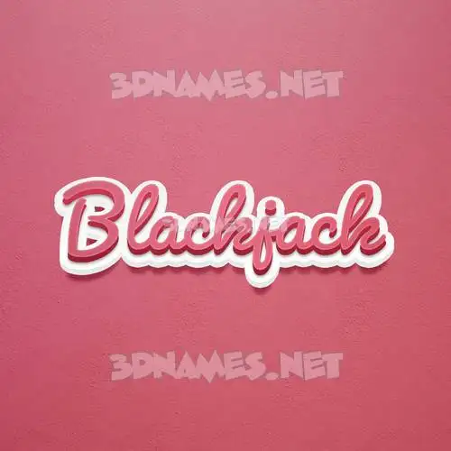 blackjack in Red Scribble style - 3D name wallpaper blackjack in Red Scribble style - 3D name wallpaper
