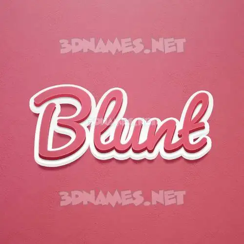 blunt in Red Scribble style - 3D name wallpaper blunt in Red Scribble style - 3D name wallpaper