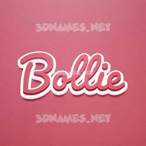 bollie in Red Scribble style - 3D name wallpaper bollie in Red Scribble style - 3D name wallpaper