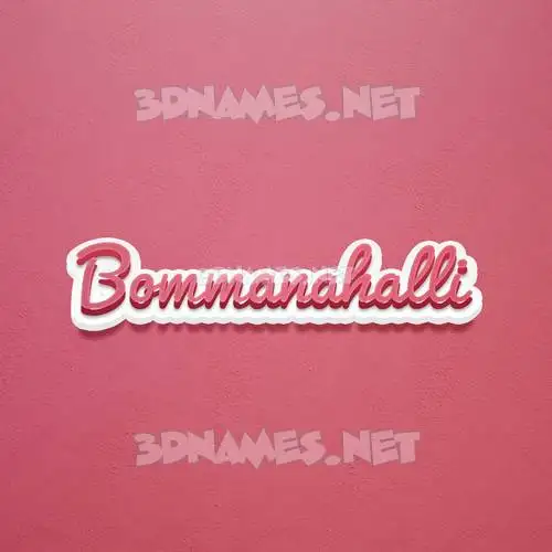 bommanahalli in Red Scribble style - 3D name wallpaper bommanahalli in Red Scribble style - 3D name wallpaper