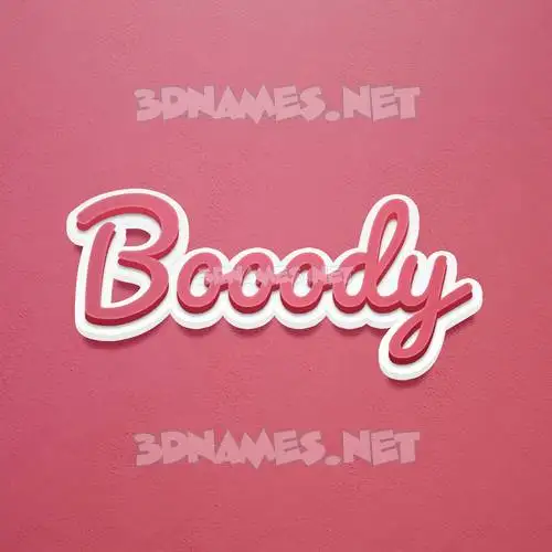 booody in Red Scribble style - 3D name wallpaper booody in Red Scribble style - 3D name wallpaper