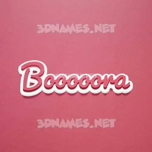 booooora in Red Scribble style - 3D name wallpaper booooora in Red Scribble style - 3D name wallpaper