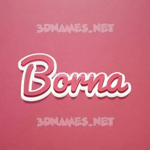 borna in Red Scribble style - 3D name wallpaper borna in Red Scribble style - 3D name wallpaper