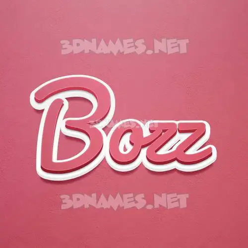 bozz in Red Scribble style - 3D name wallpaper bozz in Red Scribble style - 3D name wallpaper