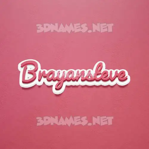 brayansteve in Red Scribble style - 3D name wallpaper brayansteve in Red Scribble style - 3D name wallpaper
