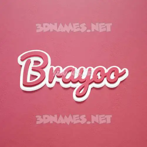 brayoo in Red Scribble style - 3D name wallpaper brayoo in Red Scribble style - 3D name wallpaper