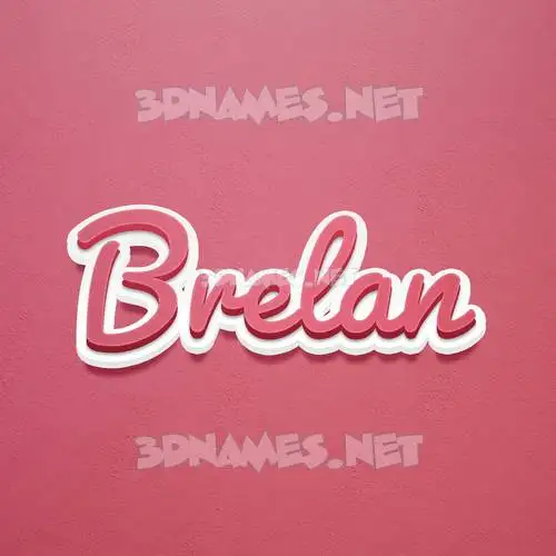 brelan in Red Scribble style - 3D name wallpaper brelan in Red Scribble style - 3D name wallpaper