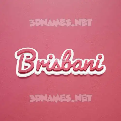 brisbani in Red Scribble style - 3D name wallpaper brisbani in Red Scribble style - 3D name wallpaper