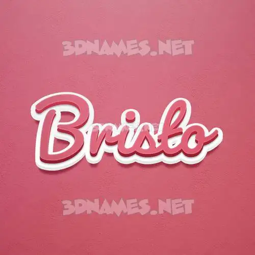 bristo in Red Scribble style - 3D name wallpaper bristo in Red Scribble style - 3D name wallpaper