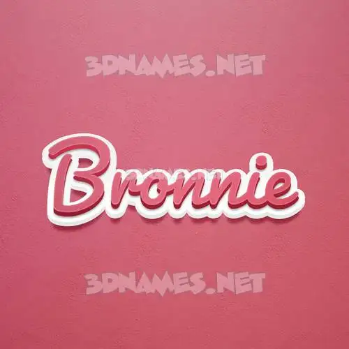 bronnie in Red Scribble style - 3D name wallpaper bronnie in Red Scribble style - 3D name wallpaper