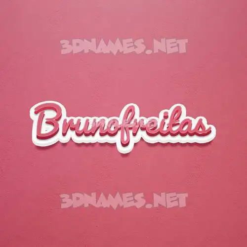 brunofreitas in Red Scribble style - 3D name wallpaper brunofreitas in Red Scribble style - 3D name wallpaper