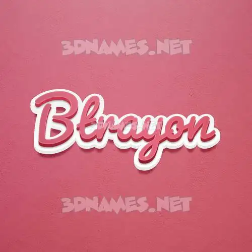 btrayon in Red Scribble style - 3D name wallpaper btrayon in Red Scribble style - 3D name wallpaper