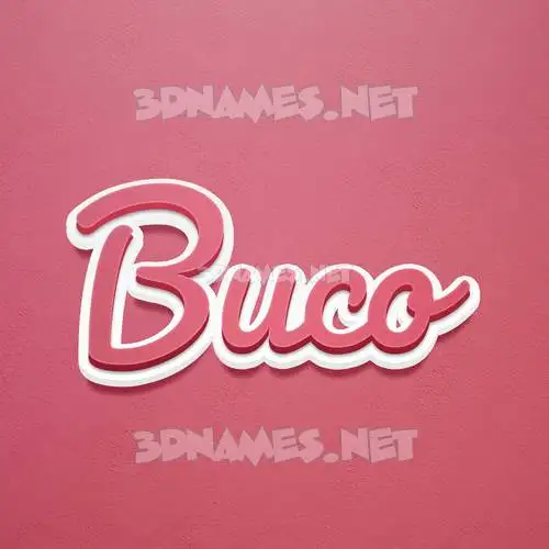 buco in Red Scribble style - 3D name wallpaper buco in Red Scribble style - 3D name wallpaper