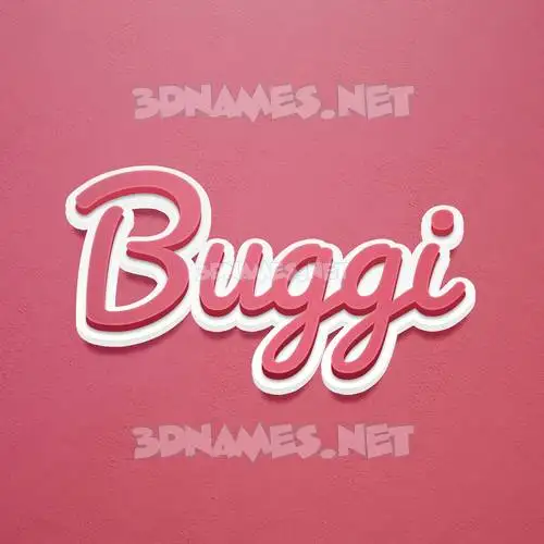 buggi in Red Scribble style - 3D name wallpaper buggi in Red Scribble style - 3D name wallpaper