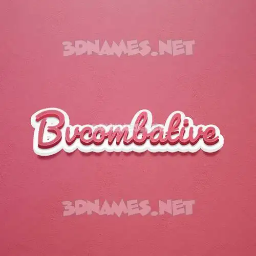 bvcombative in Red Scribble style - 3D name wallpaper bvcombative in Red Scribble style - 3D name wallpaper