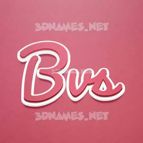 bvs in Red Scribble style - 3D name wallpaper bvs in Red Scribble style - 3D name wallpaper