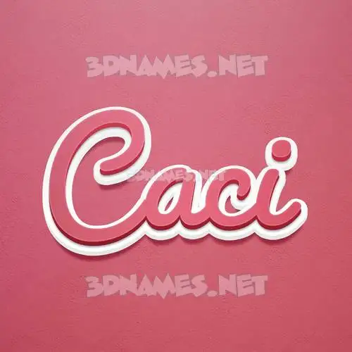 caci in Red Scribble style - 3D name wallpaper caci in Red Scribble style - 3D name wallpaper