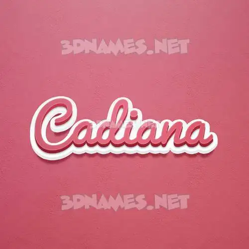 cadiana in Red Scribble style - 3D name wallpaper cadiana in Red Scribble style - 3D name wallpaper