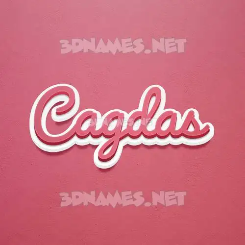 cagdas in Red Scribble style - 3D name wallpaper cagdas in Red Scribble style - 3D name wallpaper
