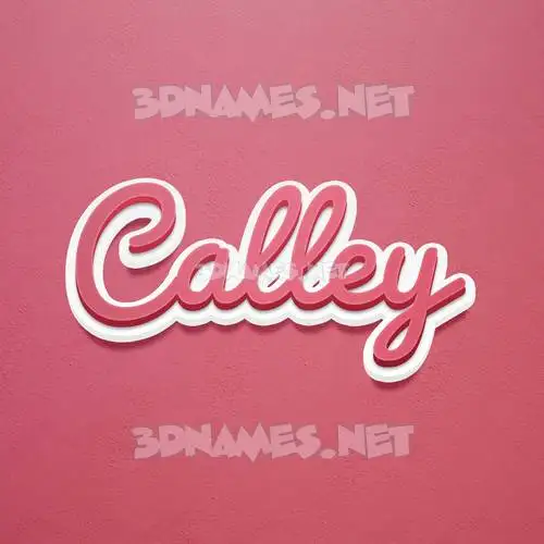 calley in Red Scribble style - 3D name wallpaper calley in Red Scribble style - 3D name wallpaper